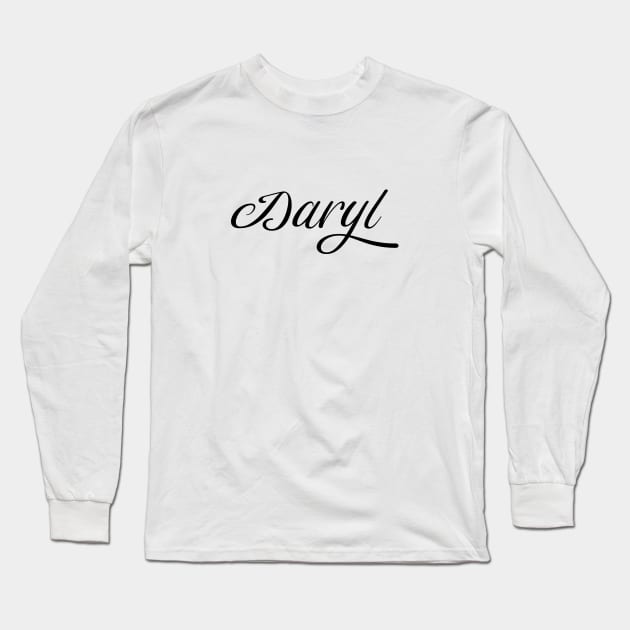 Name Daryl Long Sleeve T-Shirt by gulden